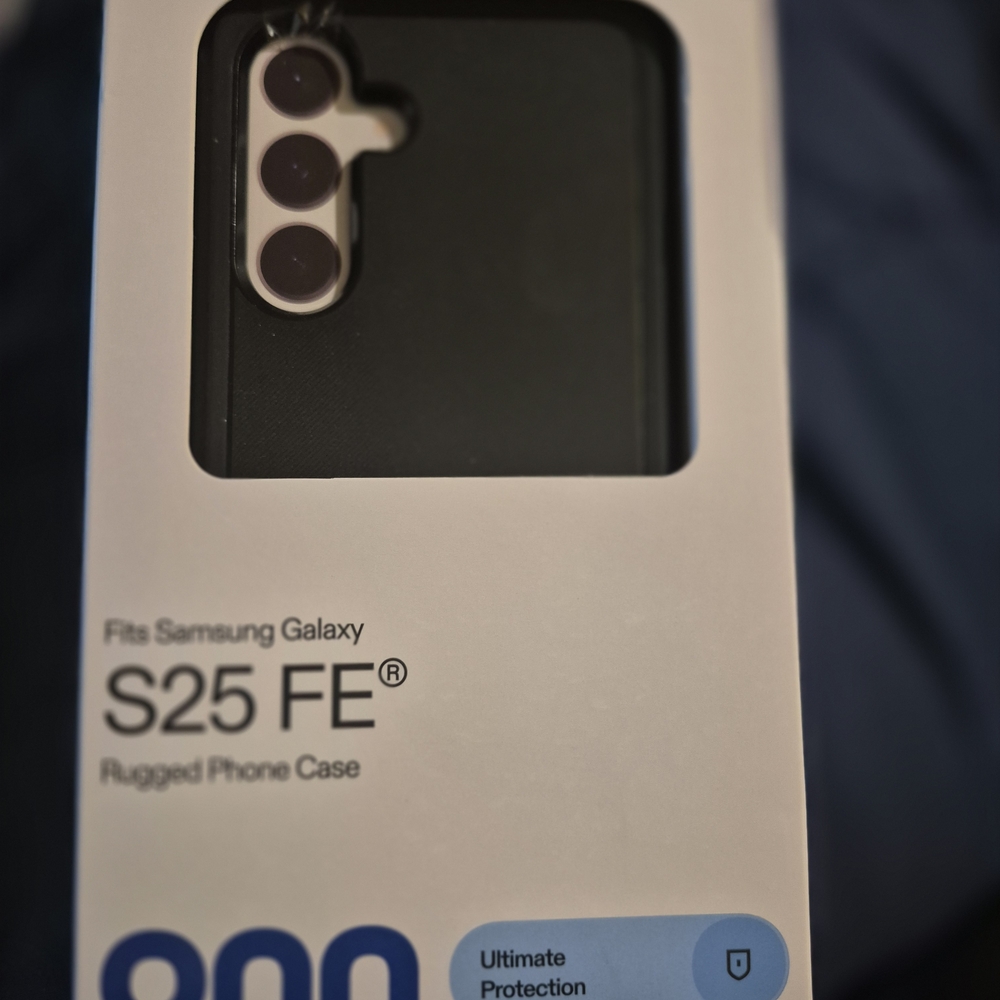 Samsung S25 FE Black Protective Case